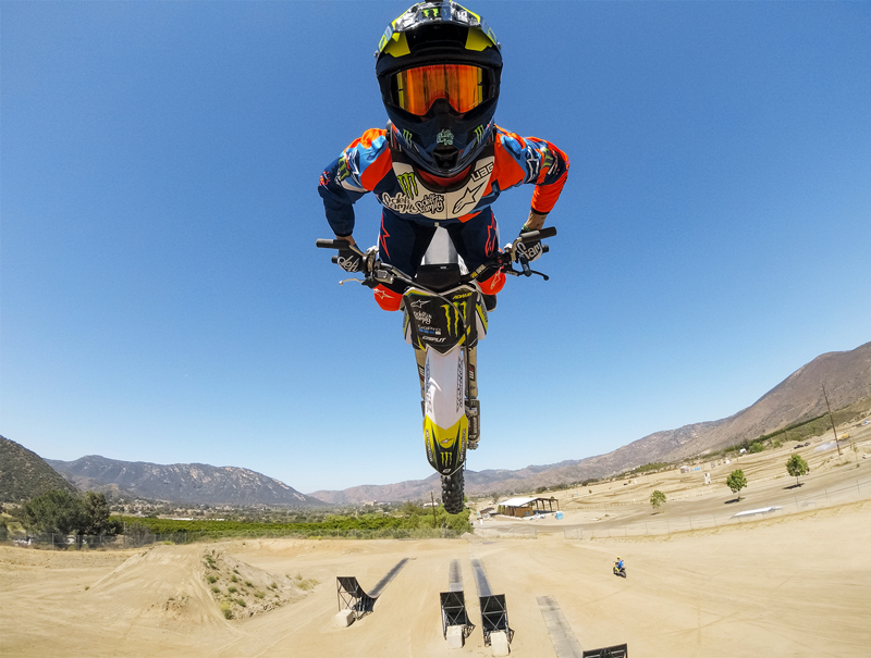 foto de motocross GoPro