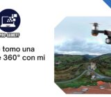 ¿Cómo tomo una foto de 360° con mi dron?