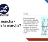 Lo que marcha -¿Qué es la marcha?