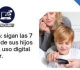 Padres: sigan las 7 reglas de sus hijos para el uso digital familiar.